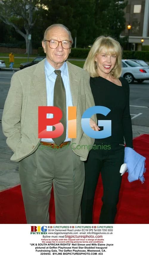Neil Simon and Wife Elaine Joyce at Geffen Playhouse Gala