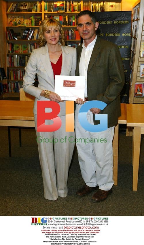 Kim Cattrall and Mark Levinson promote book