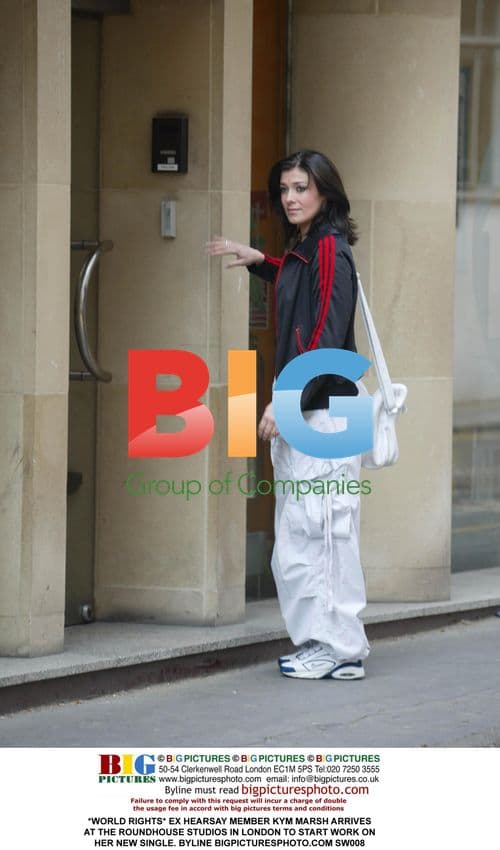 Kym Marsh Arrives at Roundhouse Studios