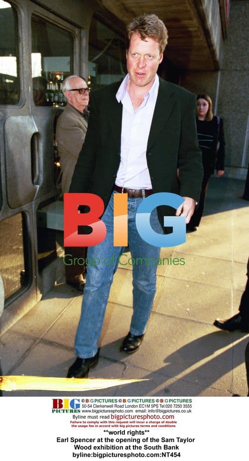 Earl Spencer at Sam Taylor Wood exhibition