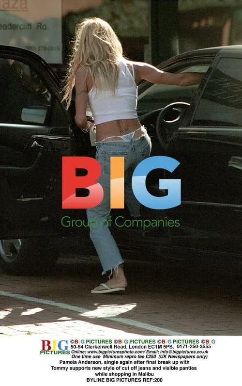 Pamela Anderson Shops in Malibu