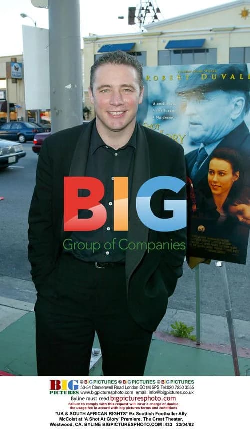 Ally McCoist at 'A Shot At Glory' Premiere