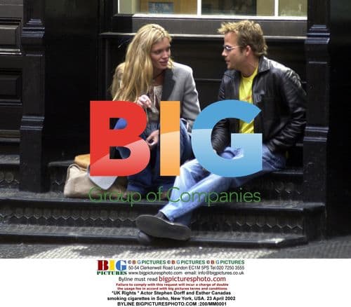 Stephen Dorff and Esther Canadas in Soho, New York