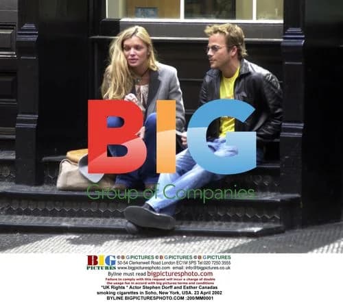 Stephen Dorff and Esther Canadas in Soho, New York