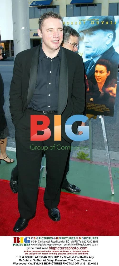 Ally McCoist at 'A Shot At Glory' Premiere