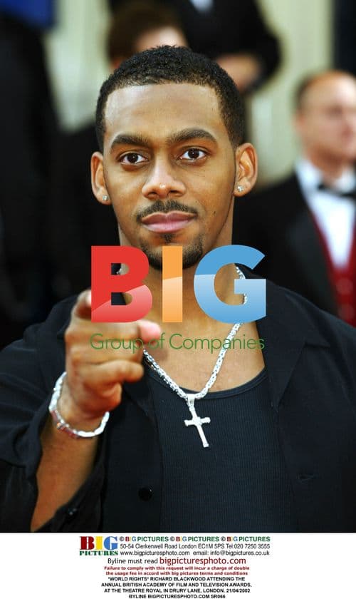Richard Blackwood attending BAFTA Awards 2002