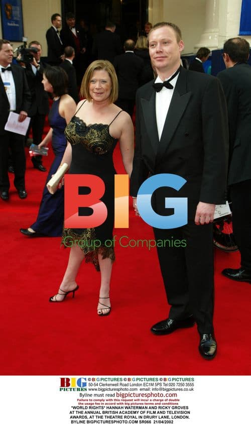 Hannah Waterman and Ricky Groves at BAFTA Awards