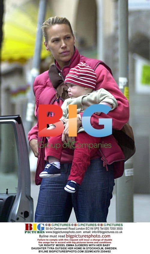 Emma Sjoberg and Daughter Tyra in Stockholm