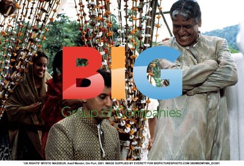 Aasif Mandvi and Om Puri in "Mystic Masseur"