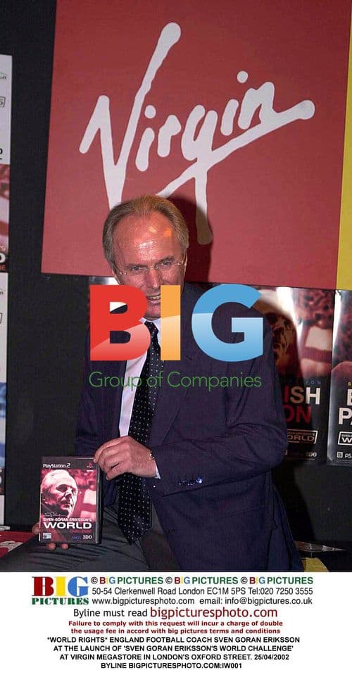 Sven Goran Eriksson at World Challenge Launch