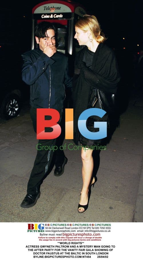 Gwyneth Paltrow and Mystery Man at Vanity Fair Gala