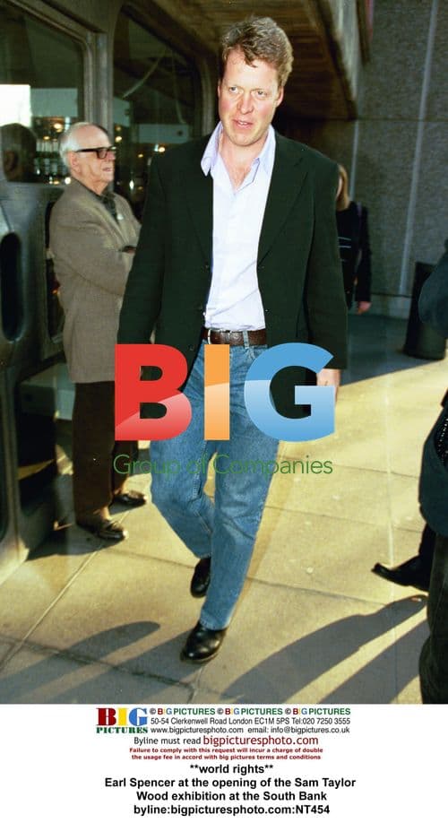 Earl Spencer at Sam Taylor Wood exhibit