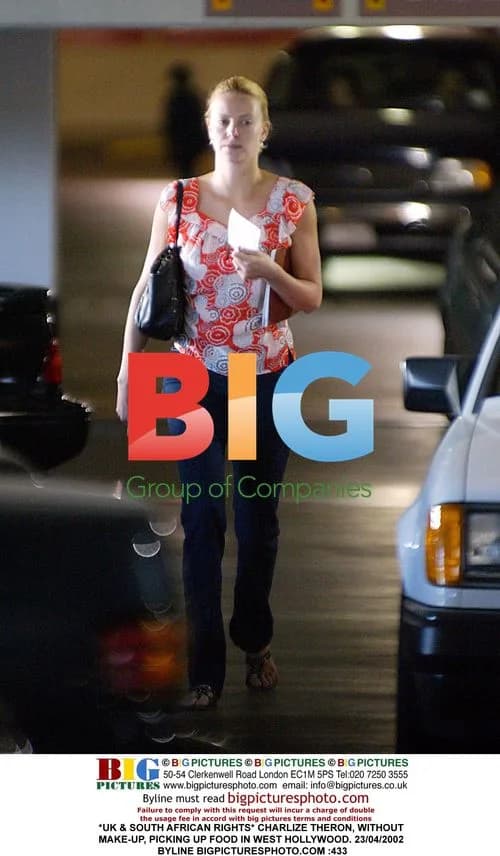 Charlize Theron picking up food in West Hollywood