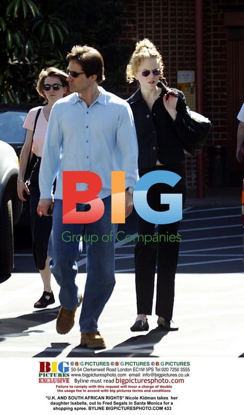 Nicole Kidman and daughter Isabella shopping in Santa Monica