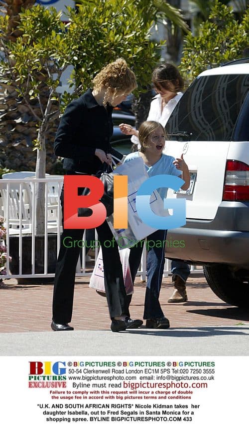 Nicole Kidman and daughter Isabella shop in Santa Monica