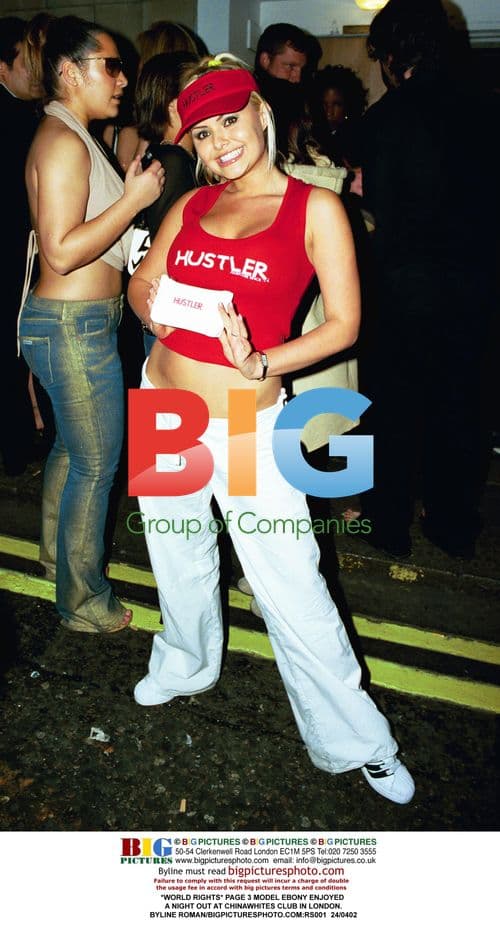 Ebony at Chinawhites Club in London