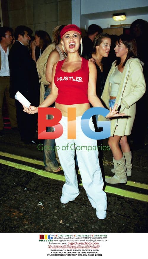 Ebony at Chinawhites Club in London