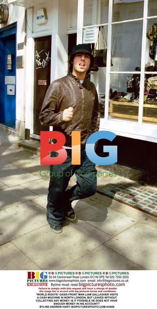 Liam Gallagher Visits London Cash Machine