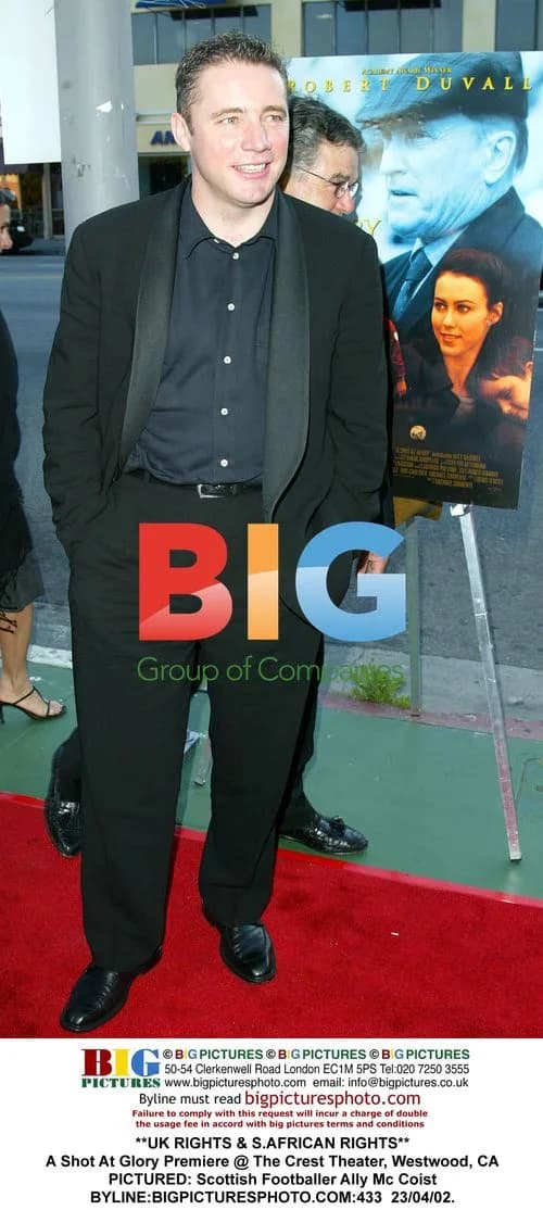 Ally McCoist at 'A Shot At Glory' Premiere