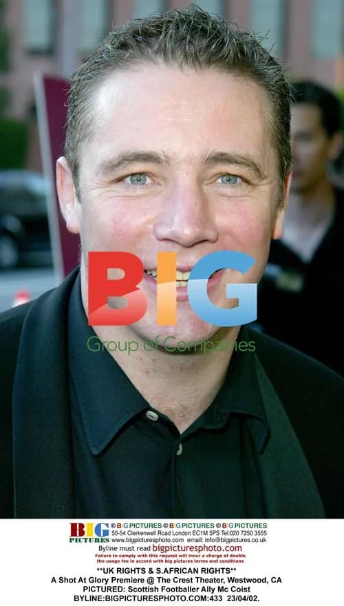 Ally McCoist at 'A Shot At Glory' Premiere