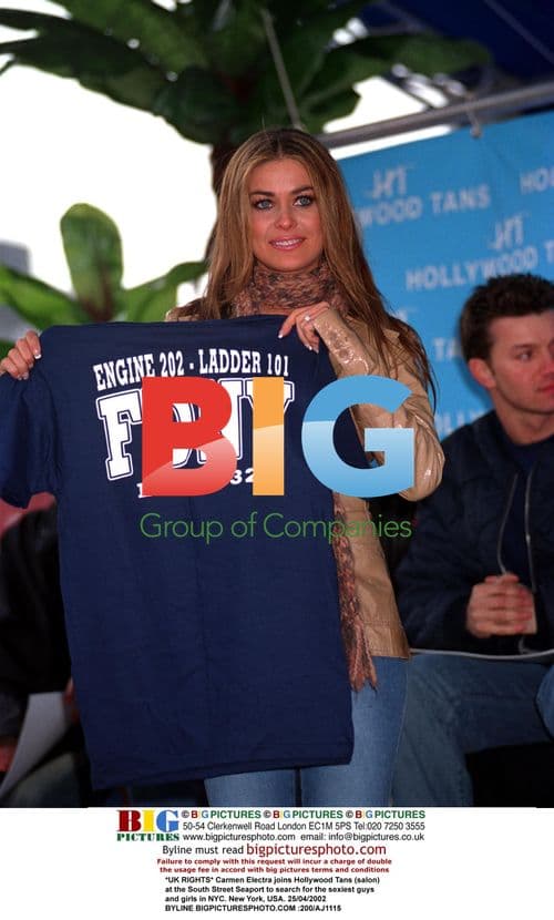 Carmen Electra at Hollywood Tans in NYC