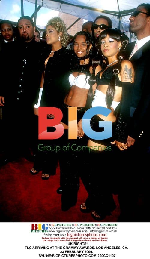 TLC Arrive at the Grammy Awards