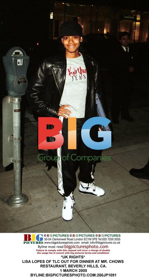 Lisa Lopes of TLC at Mr. Chow's, Beverly Hills