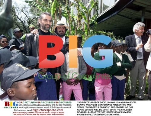 Pavarotti & Bocelli Press Conference
