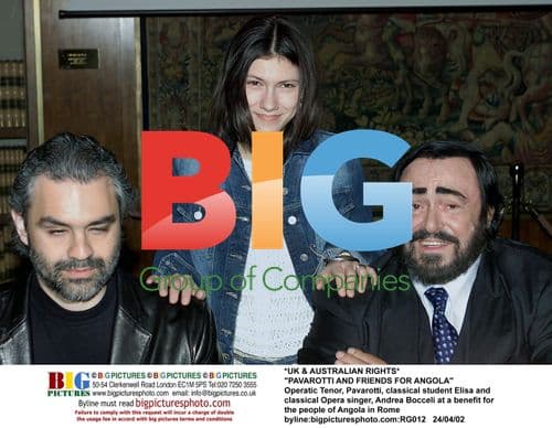 Pavarotti and Friends for Angola Benefit