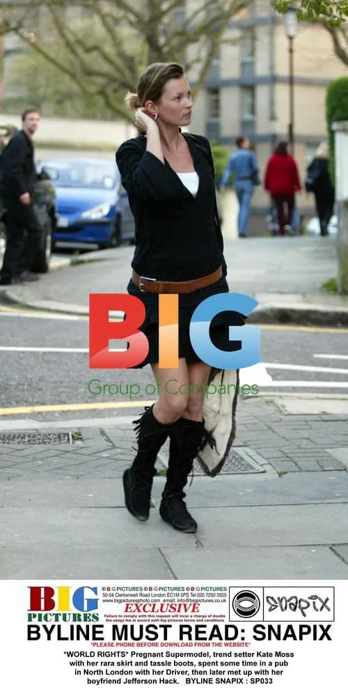 Kate Moss Spotted in North London