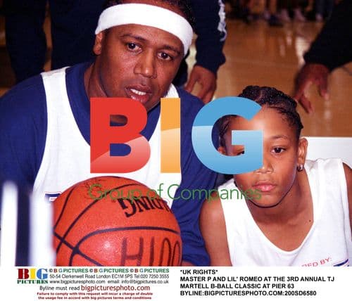 Master P and Lil' Romeo at TJ Martell B-Ball Classic