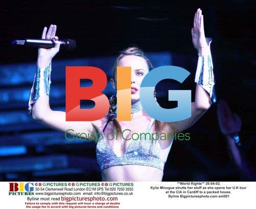 Kylie Minogue Opens UK Tour in Cardiff