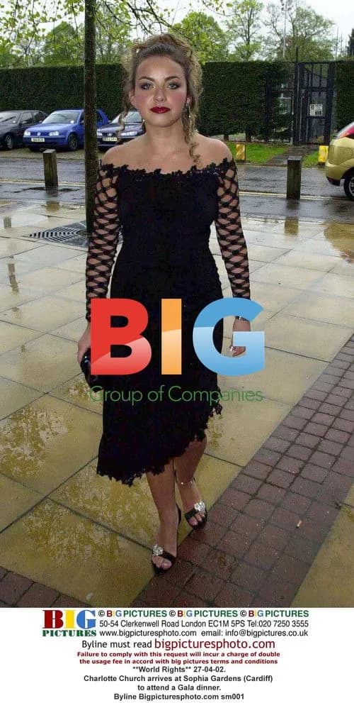 Charlotte Church at Gala Dinner in Cardiff
