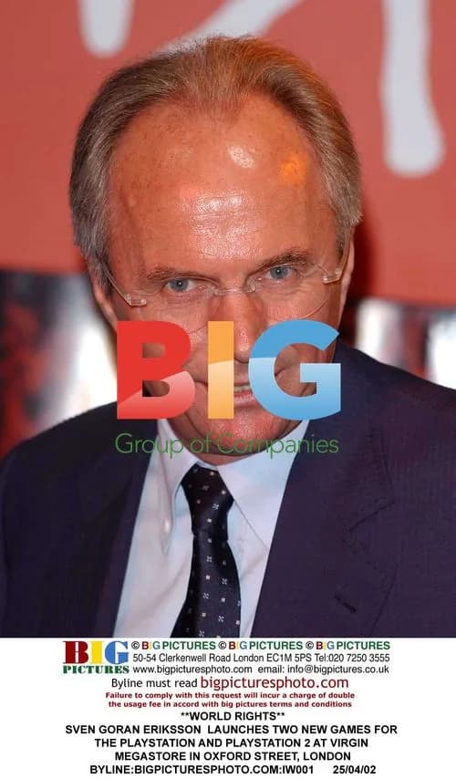 Sven Goran Eriksson Launches PlayStation Games