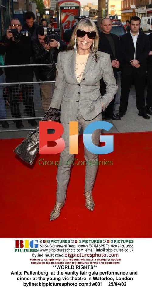 Anita Pallenberg at Vanity Fair Gala in London