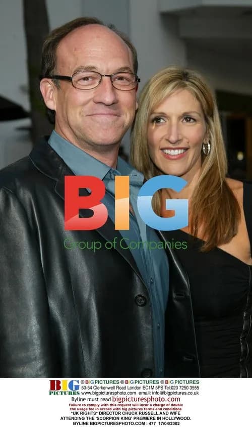 DIRECTOR CHUCK RUSSELL AND WIFE AT 'SCORPION KING' PREMIERE