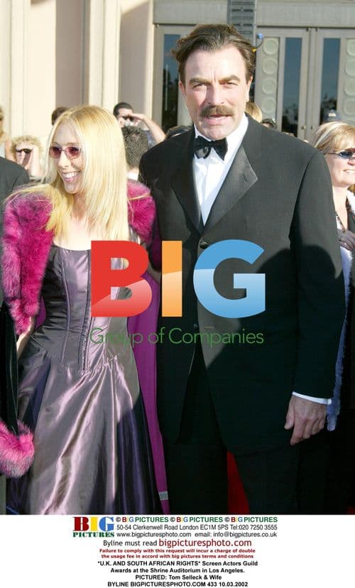 Tom Selleck & Wife at Screen Actors Guild Awards