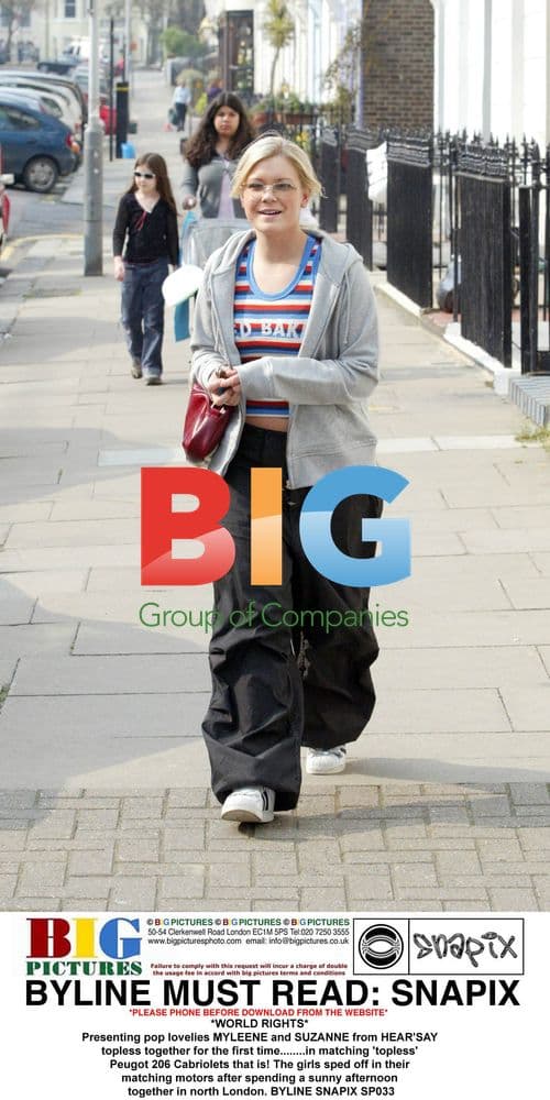 HEAR'SAY Members Topless in Matching Cars