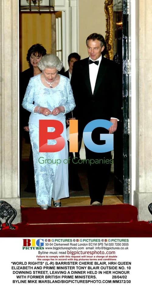 Queen Elizabeth dinner with former British PMs