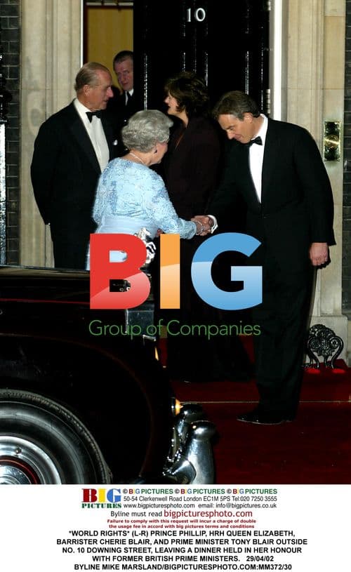 Queen Elizabeth's Dinner with Former PMs