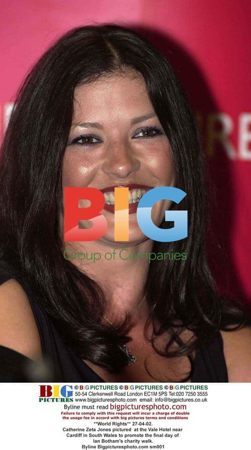 Catherine Zeta Jones promotes Ian Botham charity walk