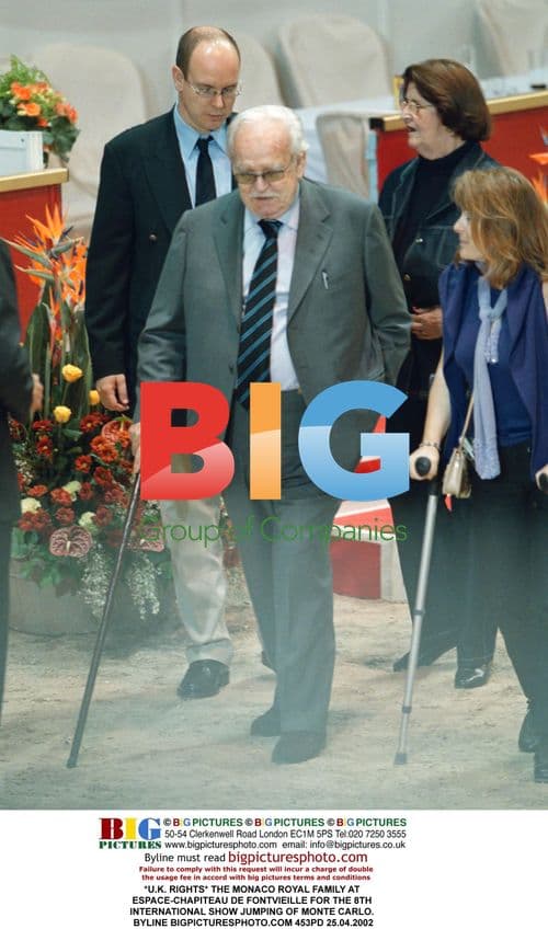 The Monaco Royal Family at Show Jumping Event