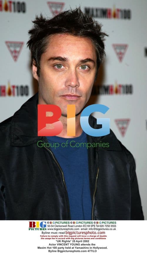 Vincent Young at Maxim Hot 100 party