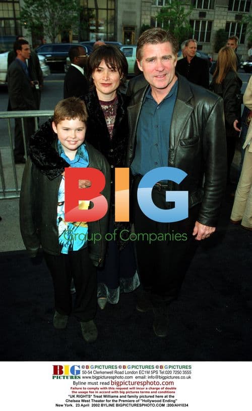 Treat Williams and family at Hollywood Ending premiere