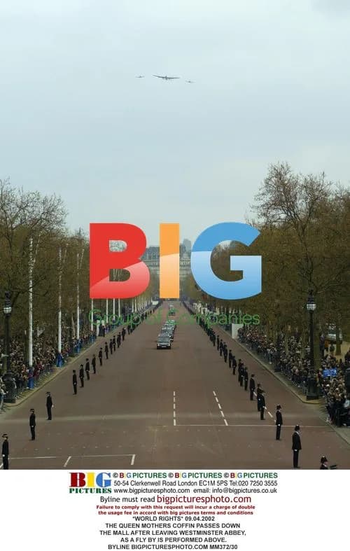 The Queen Mother's Coffin Procession