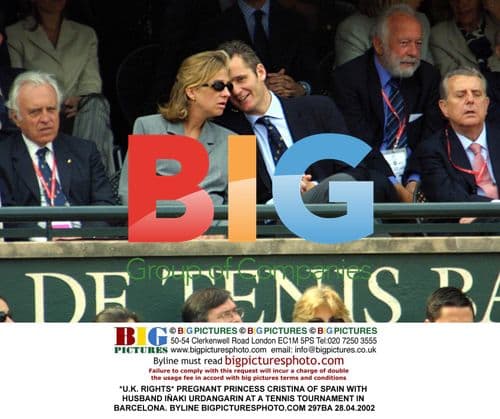 Princess Cristina & Iaki Urdangarin at Barcelona Tennis Tournament