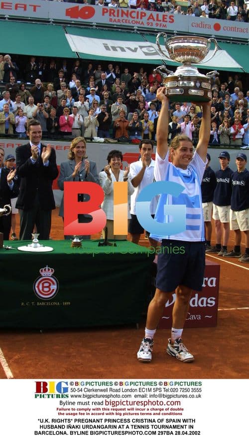 Princess Cristina & Husband at Tennis