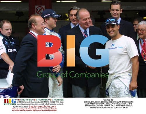 King Juan Carlos with Motorsport Drivers