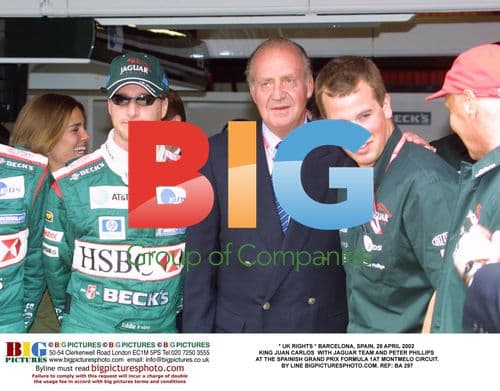 King Juan Carlos at Spanish Grand Prix