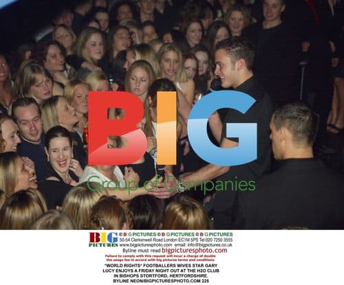 Gary Lucy Enjoys Friday Night Out at H2O Club